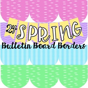 Seasonal Bulletin Board Borders by That Teacher Abroad | TPT