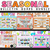 Seasonal Bulletin Board Bundle | 12 Bulletin Board Kits