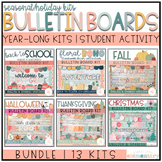 Seasonal Bulletin Board Kits | Year-Long | Themed Holiday 