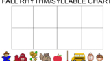 Seasonal Bundle- Syllable/Rhythm Interactive Charts- Smartboard