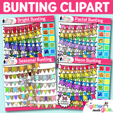 Seasonal Bunting Clipart Bundle: Pennant Clip Art Transpar