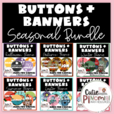 Seasonal Canvas Buttons