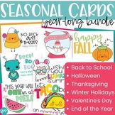 Seasonal Cards & Gift Tag Labels from Teachers to Students