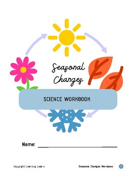 Preview of Seasonal Changes Workbook (Grade 1 Science)