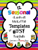 Seasonal Classroom Newsletter Templates for Busy Teachers