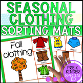 Seasonal Clothing Sorting Activities - Easy to Differentia