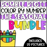 Seasonal Color by Number Pictures BUNDLE - Double Digit Ad
