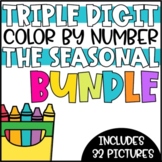 Seasonal Color by Number Pictures BUNDLE - Triple Digit Ad