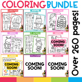Year Round Coloring Pages - Whole Year Bundle