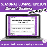 Seasonal Comprehension Stories & Questions Boom Cards™️ Me