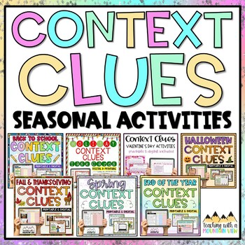 Preview of Seasonal Context Clues Activities
