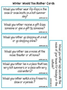 Seasonal Conversation Topic Cards by Speech Sanity | TpT