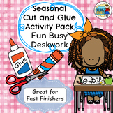 Seasonal Cut and Glue Activity Pack