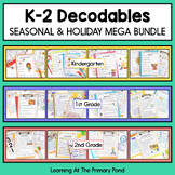 Seasonal Decodable Texts for K-2 | Spring Summer Fall Wint