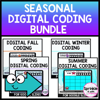 Preview of Seasonal Digital Coding Bundle