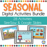 Seasonal Digital Mini Books BUNDLE - Google Slides & SeeSaw