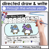 Seasonal Directed Draw and Write for Holidays Through The 