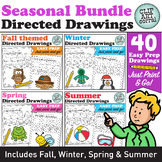 Seasonal Directed Drawing Pages Bundle