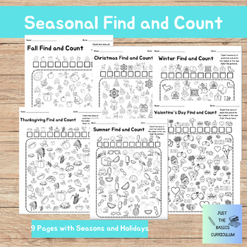 Preview of Seasonal Find and Count