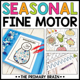 Fine Motor Skills Seasonal Centers Practice | 4 Seasons Bi