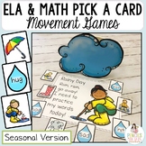 Year Round Reading and Math Games | Seasonal Bundle | PreK