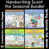 Seasonal Handwriting Scoot and Write the Room Mini Bundle