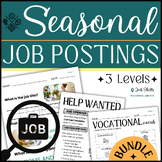 Seasonal Help Wanted Ads | Reading Comprehension | Job Ski