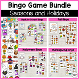 Seasonal & Holiday Bingo Game Bundle -  Preschool | PreK |