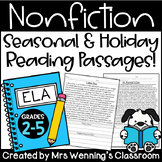 Seasonal & Holiday Reading Passages! Informational Texts f