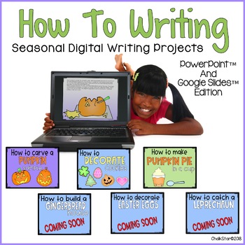 Preview of Seasonal How To Writing Growing Bundle