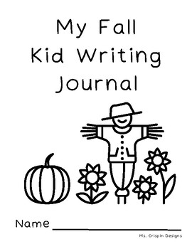 Seasonal Kid Writing Journal Covers by Carole Crispin Designs | TPT