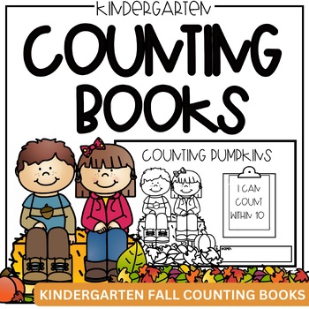 Preview of Seasonal Math Counting Objects within 10 Printable Readers for Kindergarten