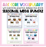 AAC Core Vocabulary Activities | WH Question Interactive B
