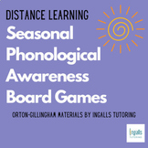 Seasonal & Monthly Phonological Awareness Board Games - Sc