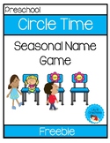 Seasonal Name Game - Freebie