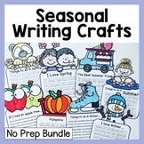 Seasonal Writing Prompts and Crafts Bundle