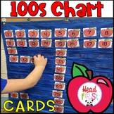 100 Chart Number Cards for Pocket Chart 1-120 for EVERY MONTH