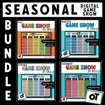 Preview of Seasonal OT Game Show BUNDLE