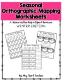 Seasonal Orthographic Mapping Mats {WINTER} *Science of Reading*