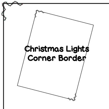 holiday lights page border