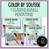 Seasonal Pentatonic Solfege Color by Note