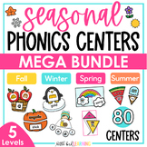 Seasonal Phonics Centers MEGA Bundle | Phonics Centers for