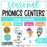Seasonal Phonics Centers Level 4 - Seasonal Long Vowels Ce