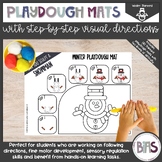 Seasonal Playdough Mats with Step-by-Step Visual Direction