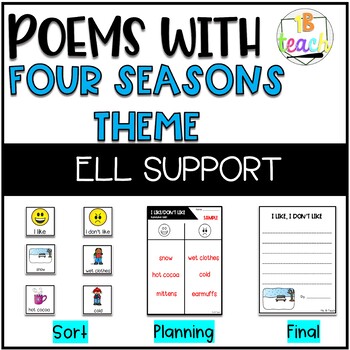 Preview of Poems for Your Classroom ELL supported
