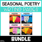 Seasonal Poetry Writing Pages Bundle