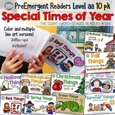 Seasonal PreEmergent Readers, Activities Bundle