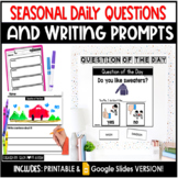 Seasonal Question of the Day with Writing Prompts | Printa