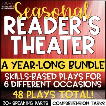 Preview of Seasonal Reader's Theater | Science of Reading
