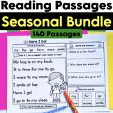 Seasonal Reading Passages Bundle | Fall | Winter | Spring 